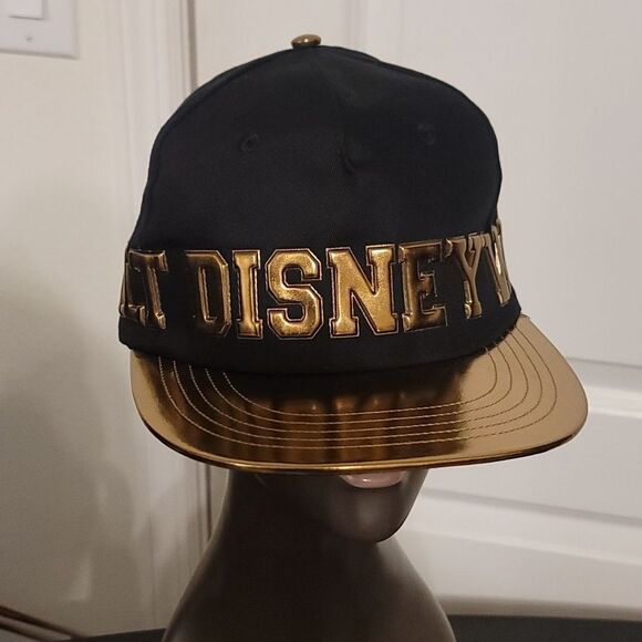 BRAND NEW DISNEY PARKS WALT DISNEY WORLD BELLE OF THE BALL BRONZE GOLD LOGO CAP - Picture 2 of 15